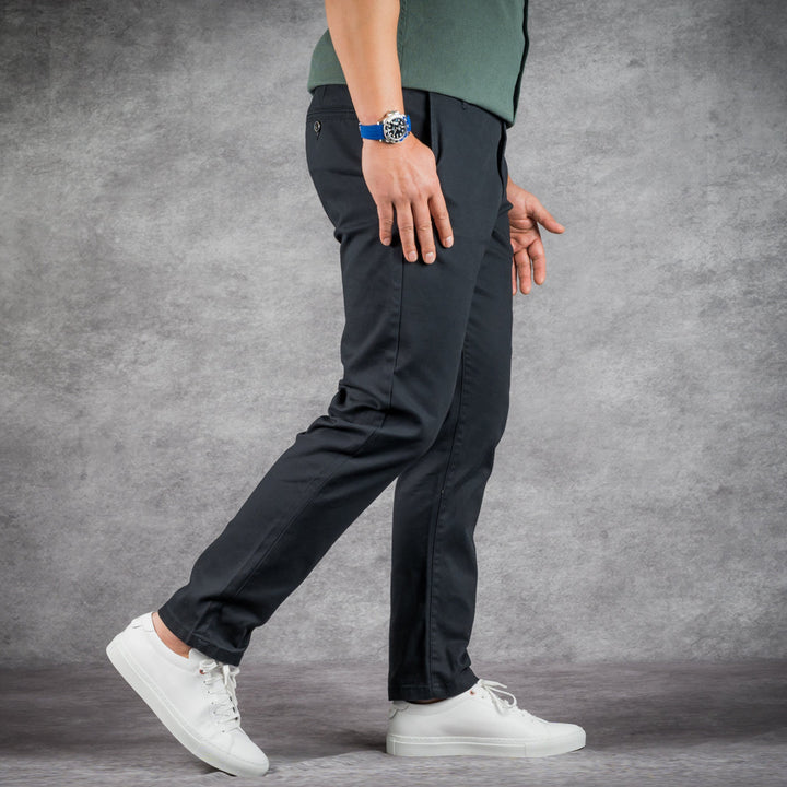 prefect fit, short length black chino pants for men under 5'9". Inseam length from 25 to 29.