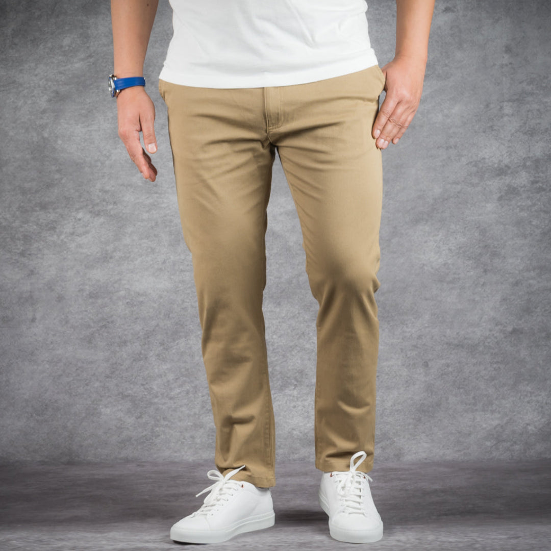 prefect fit, short length khaki chino pants for men under 5'9". Inseam length from 25 to 29.